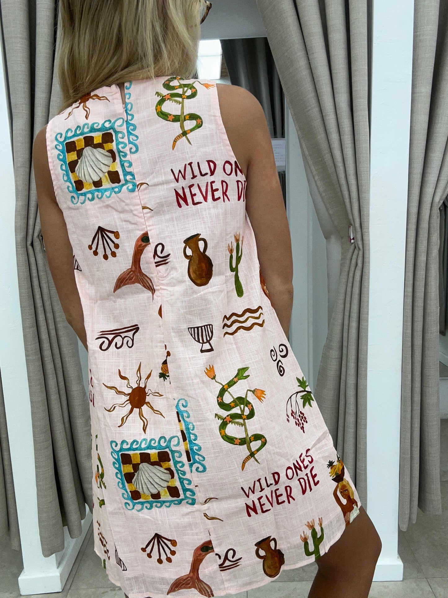 Wild Ones Mini Dress Cotton - By Frankie
