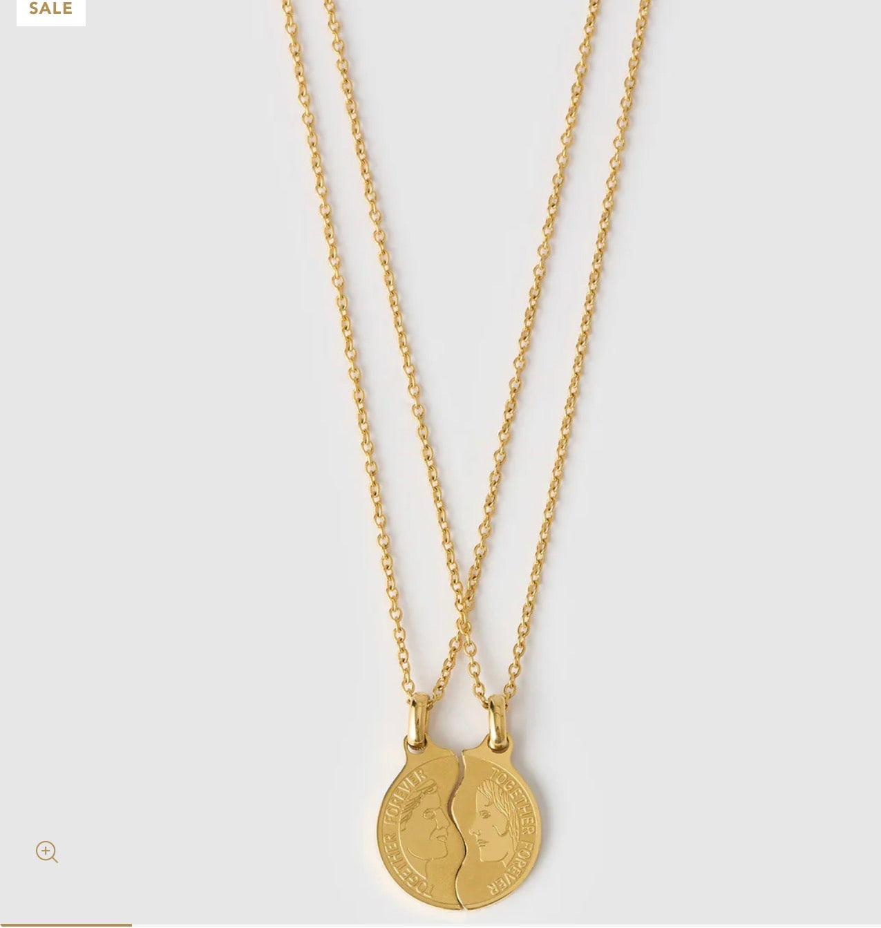 Together Forever Lovers Necklace - Arms of Eve