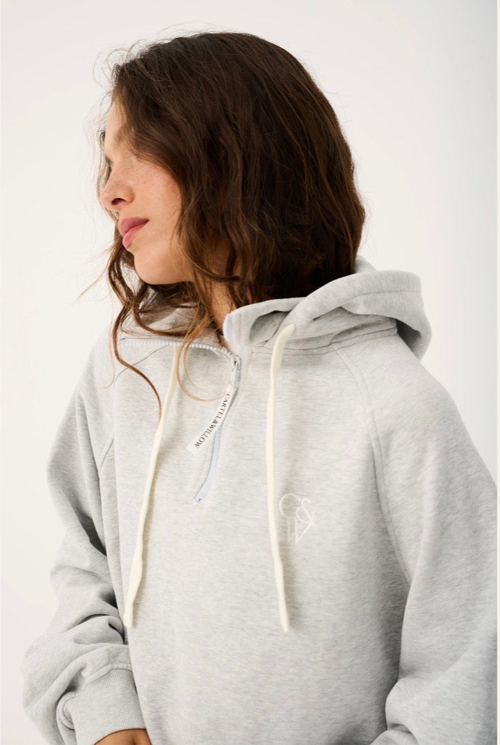 Teagan Hoodie Grey Marle - Cartel & Willow