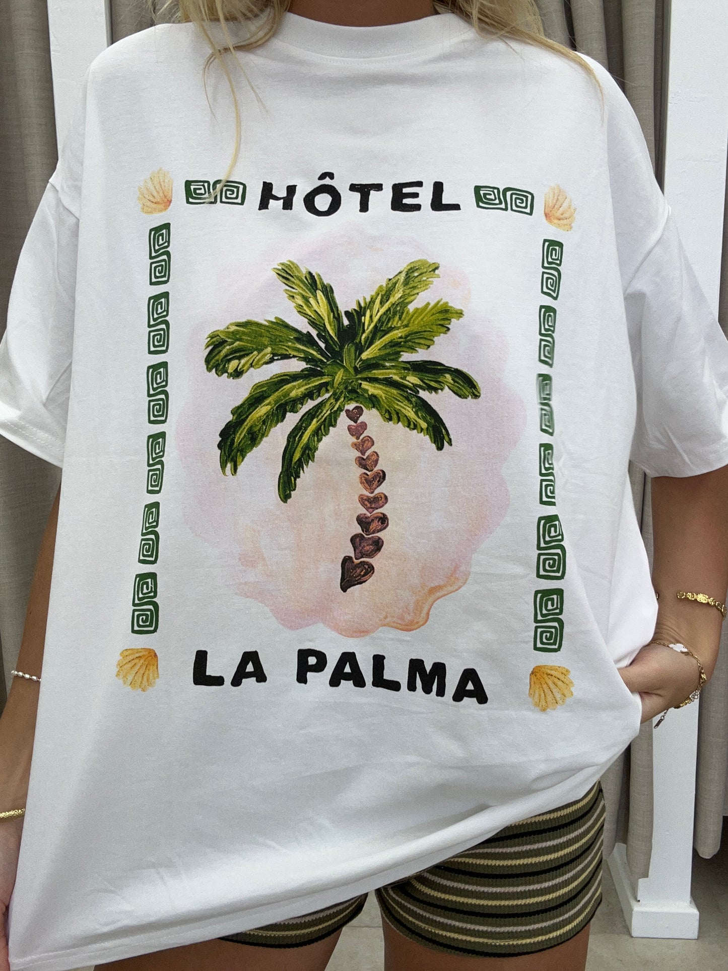 White La Palma Tee - By Frankie Cotton