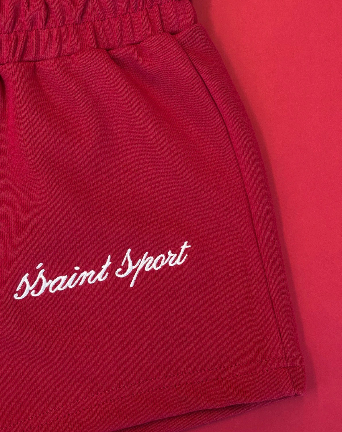 Cherry Sport Track Short - SSAINT