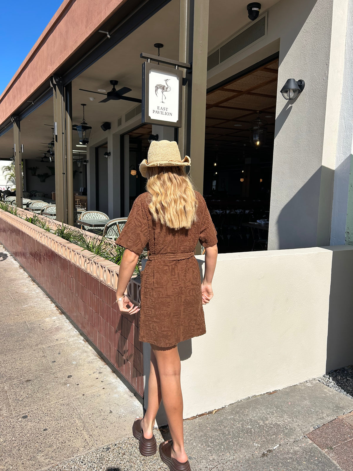 By Frankie Choc Towelling Robe