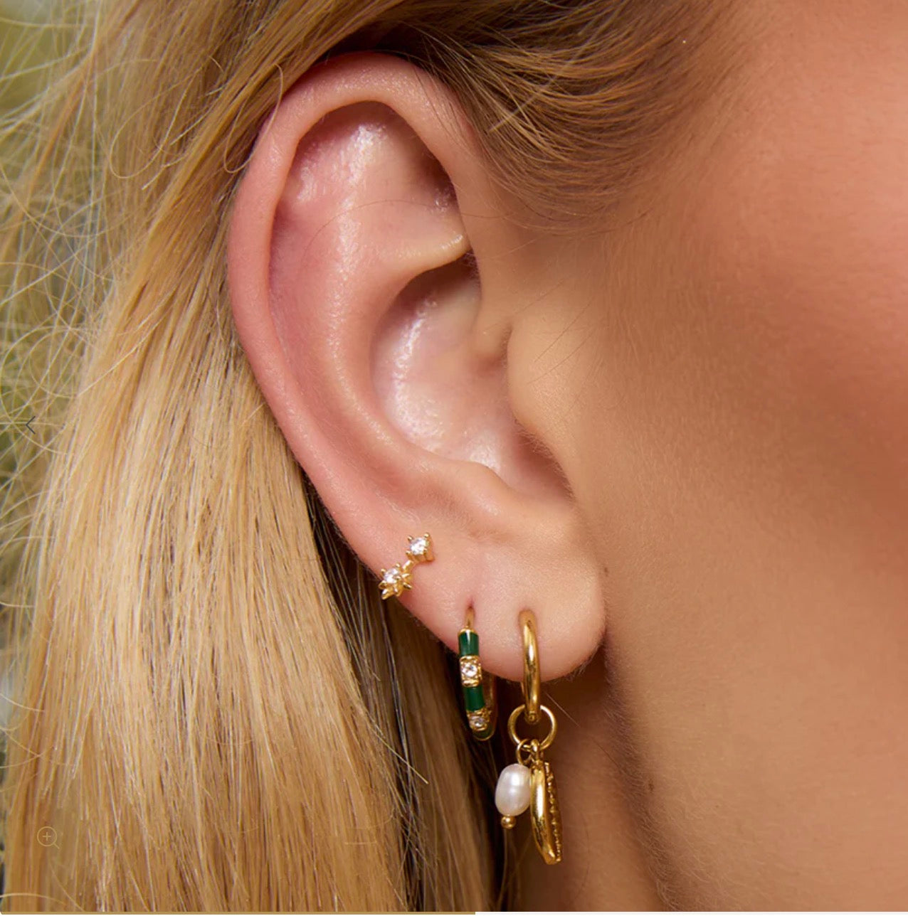 Papaya Enamel Huggies Kiwi - Arms of Eve