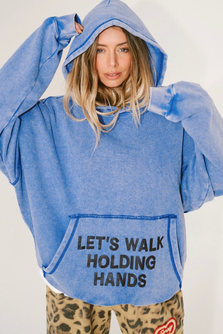 Sorry Mom Hoodie Faded Indigo - Happy Little Mother
