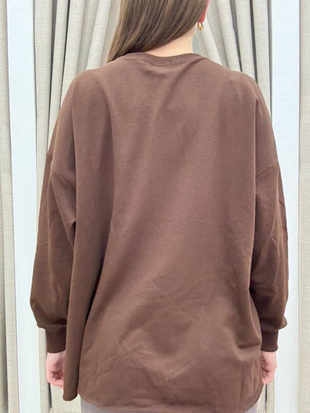 By Frankie Rodeo Sweater Chocolate Top ( Set )