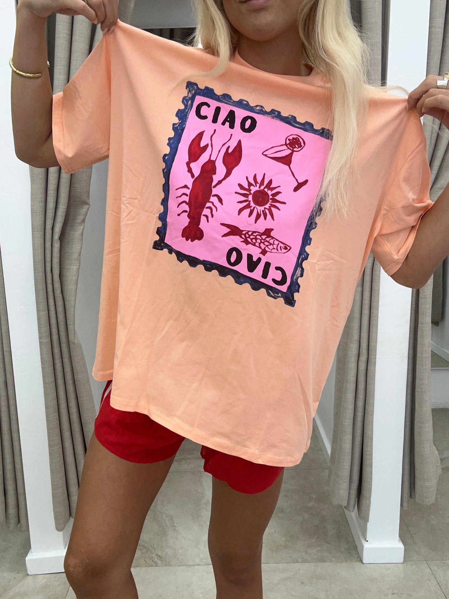 Ciao Seafood Lunch Short Set Cotton - Top By Frankie