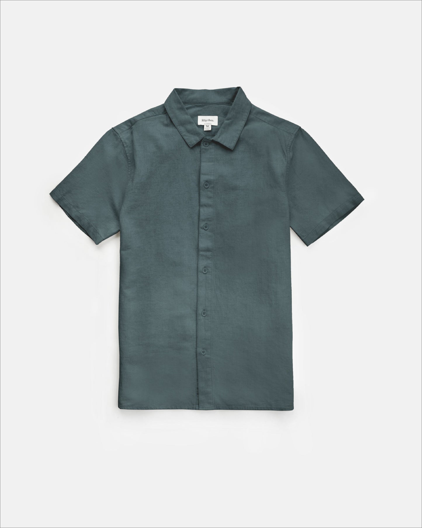 CLASSIC LINEN SS SHIRT SILVER PINE