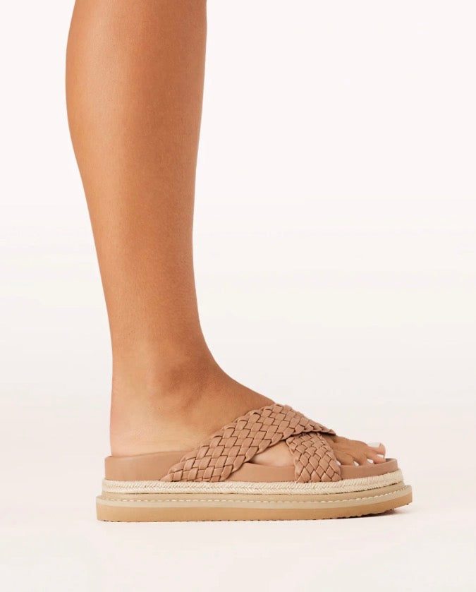 Allyra Dark Sand Billini Sandal