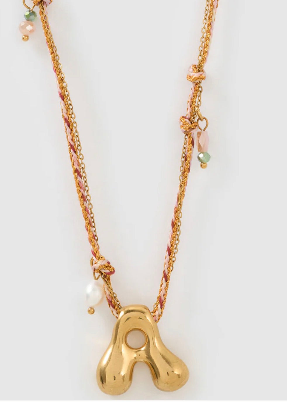 A Bubble Necklace Blush - Arms of Eve