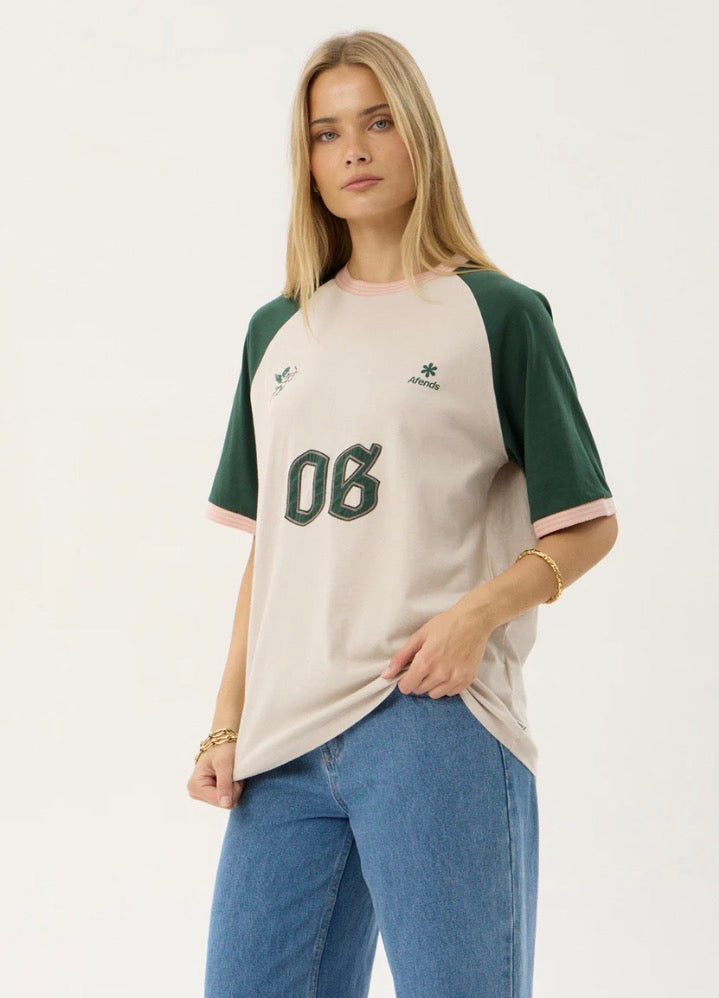 Give Em Hell - Oversized Tee - Moonbeam