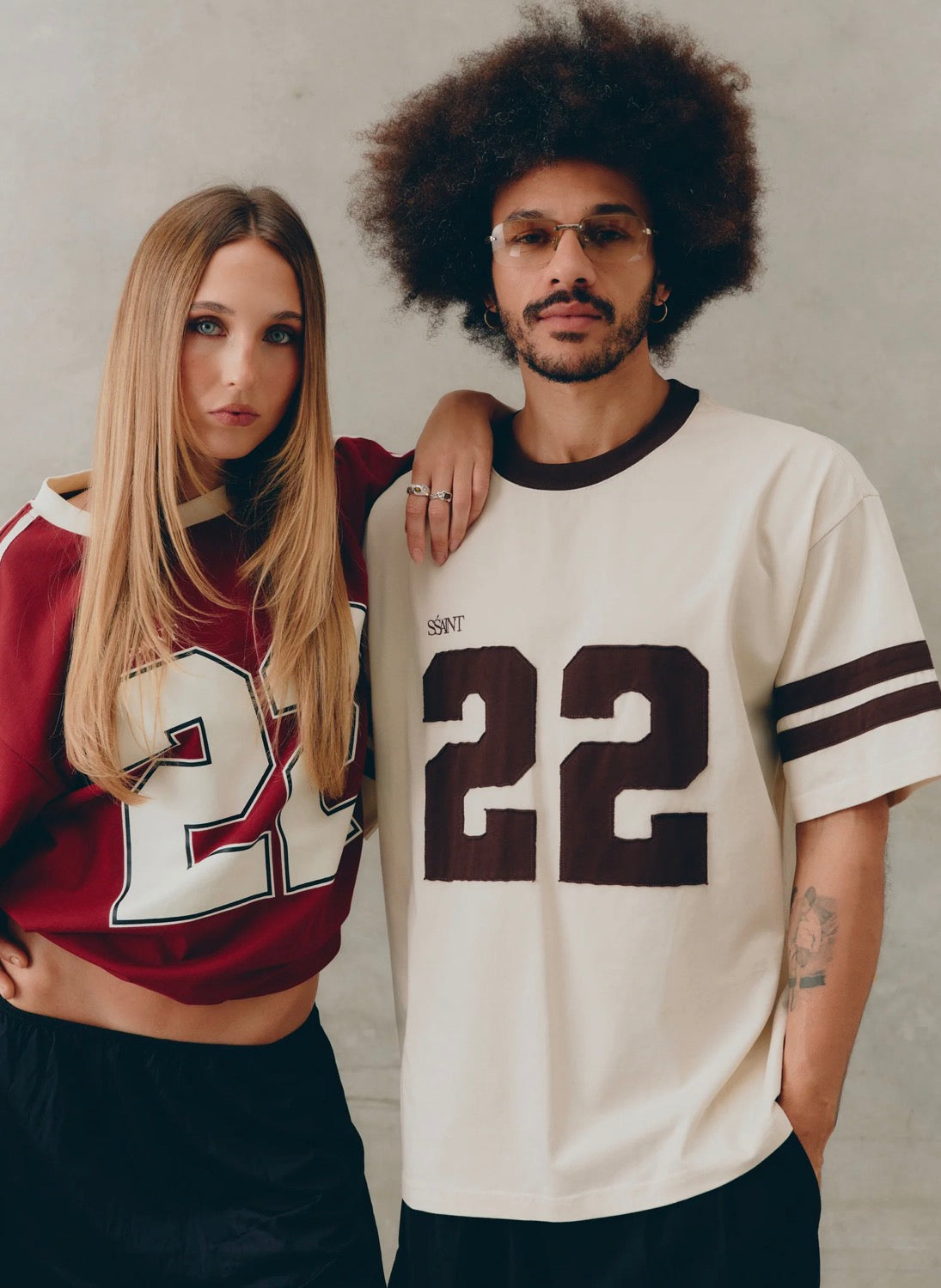 22 Motion Tee Cream & Espresso - SSAINT