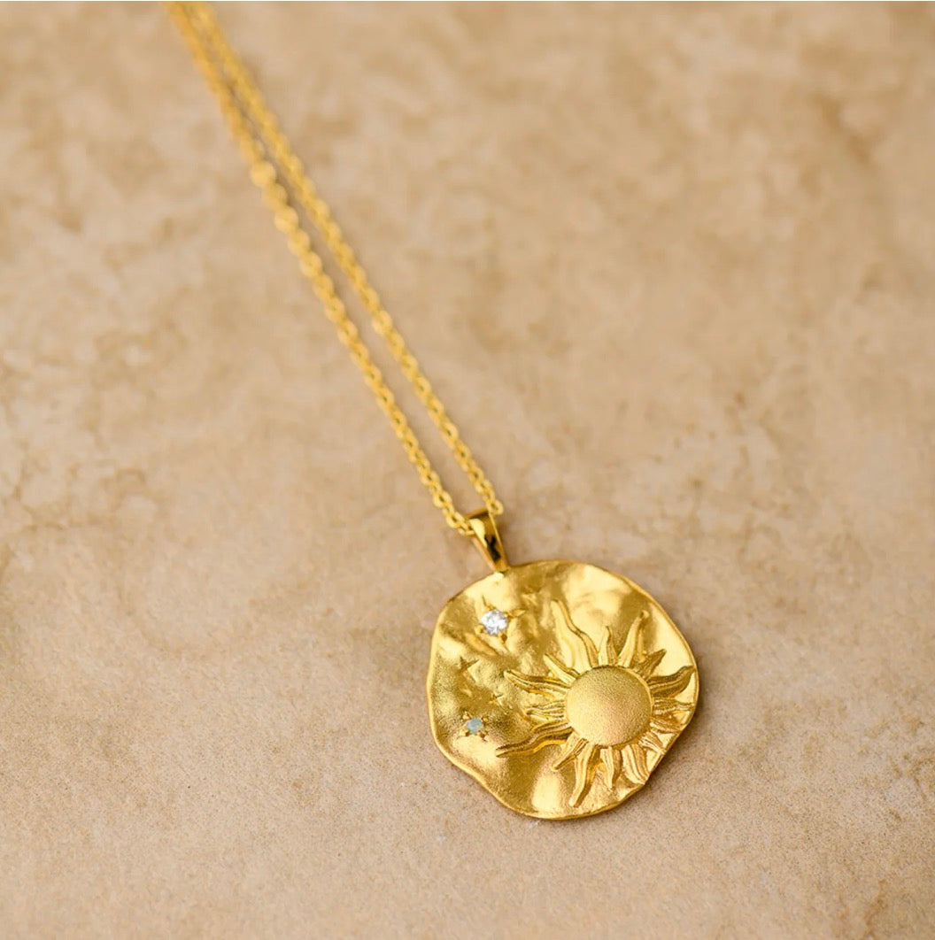 sol necklace indigo & wolfe