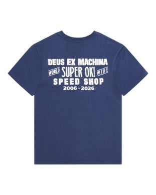 Mudflap Tee mechanic blue
