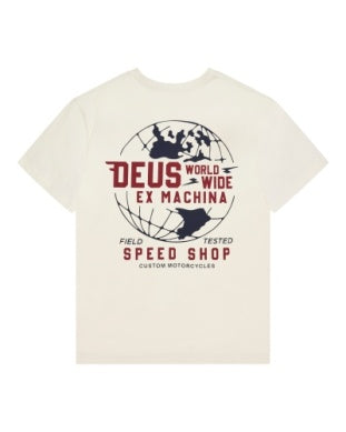 Global Spark Tee vintage white