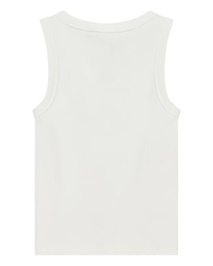 4X4 Shield Tank vintage white