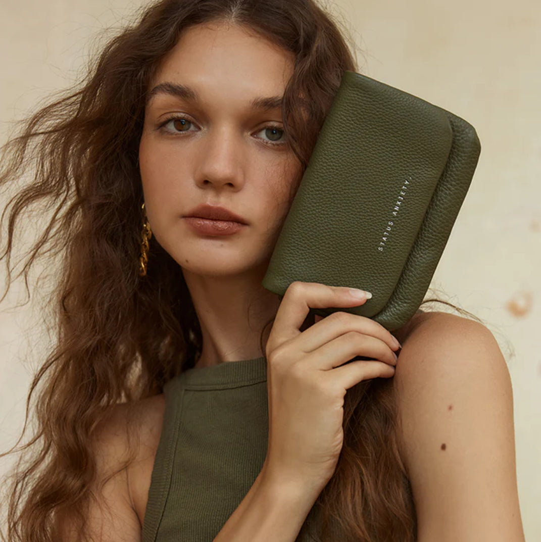 Impermanent Wallet - Khaki Status Anxiety