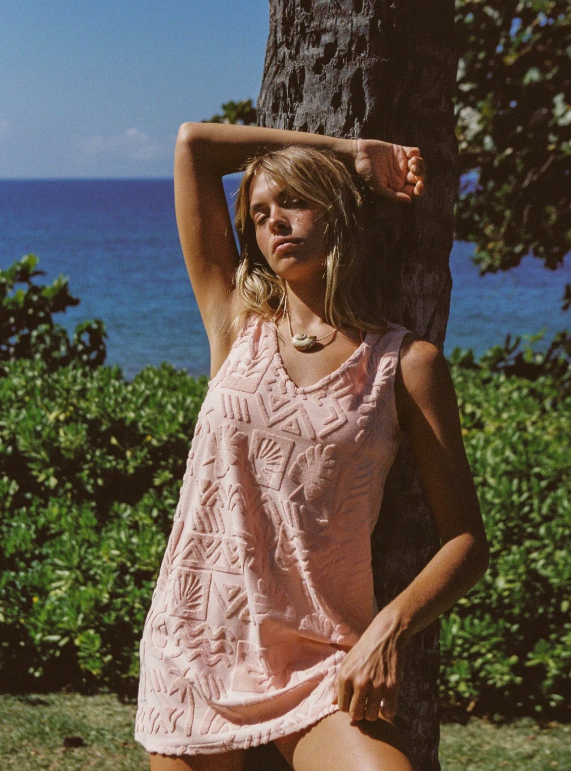 MAI TAI V TUNIC DRESS peach