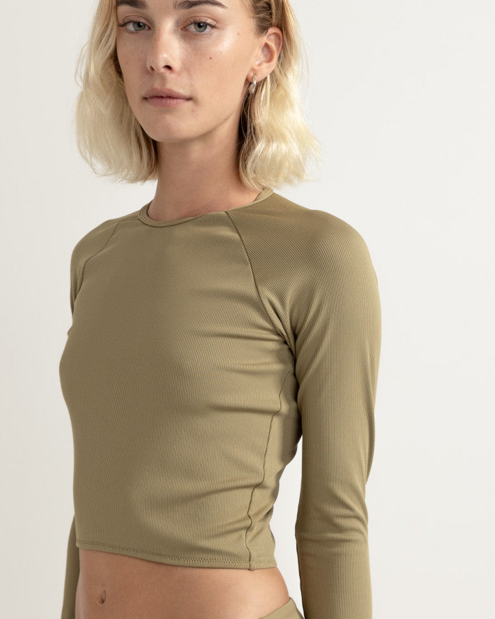 BONSAI RIB LS SURF SHIRT sage