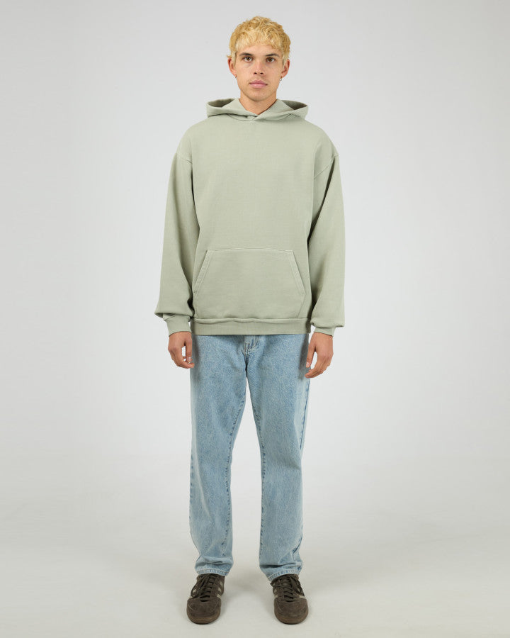 BOX HOODIE sage