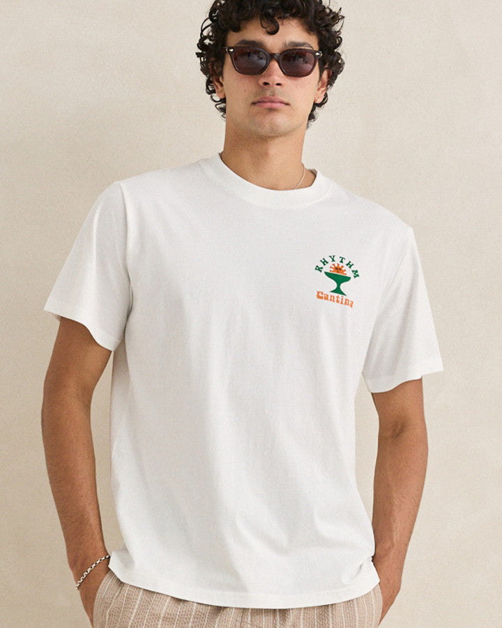 CANTINA SS T-SHIRT vintage white