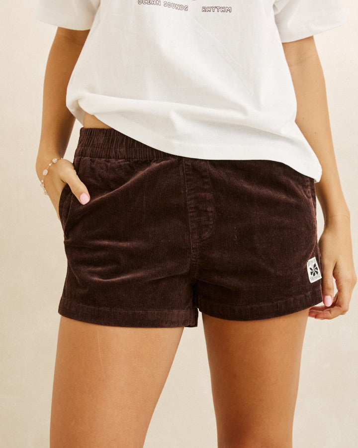 CORD SUNDOWN EVERYDAY SHORT espresso