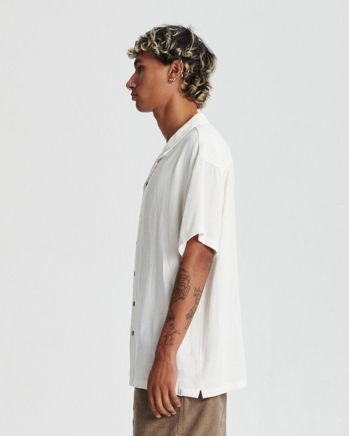 ERNIE RESORT SHIRT oatmeal