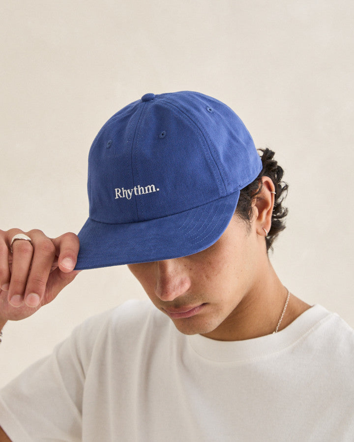 ESSENTIAL BRUSHED TWILL CAP blue