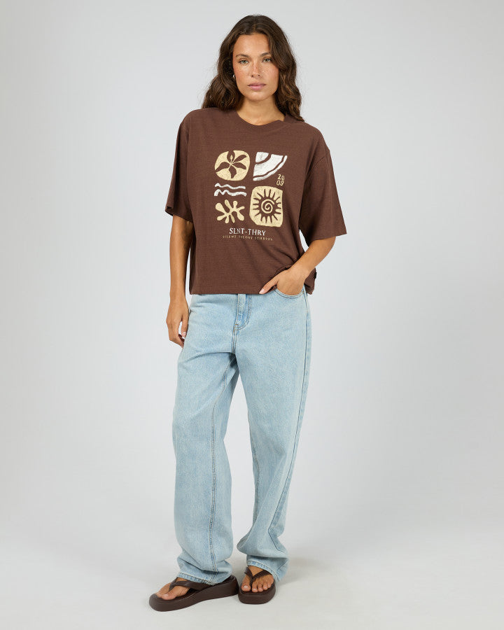 ETERNAL RELAXED TEE brown
