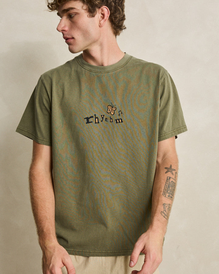HUM VINTAGE SS T-SHIRT olive