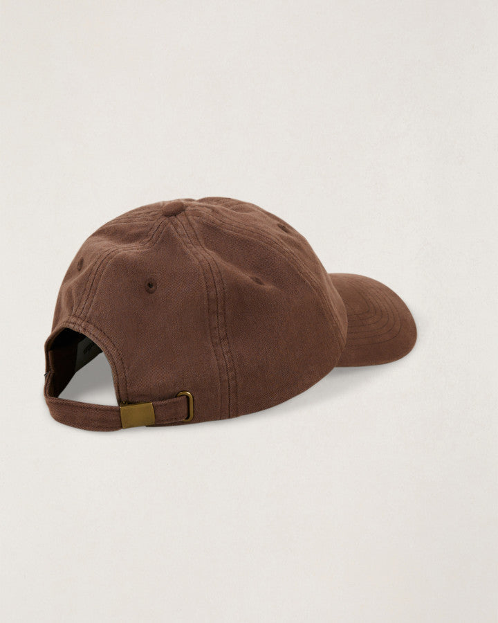 KOKO FLORAL CAP chocolate