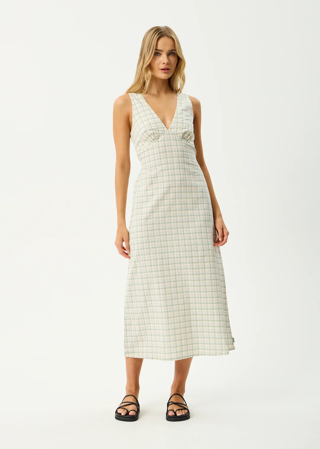 Legacy - Seersucker Maxi Dress - Boa Check