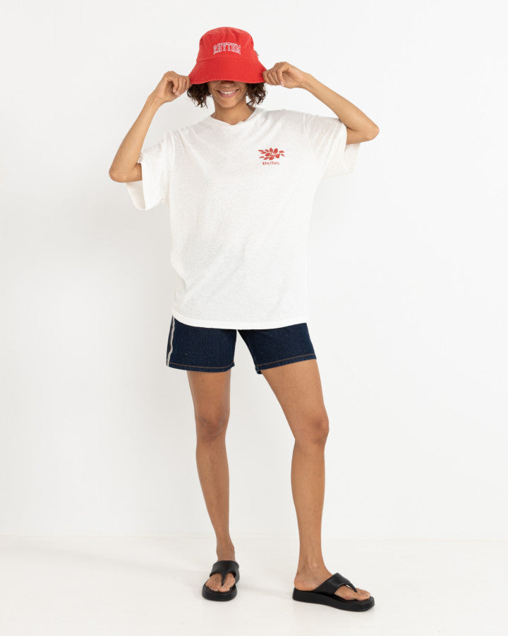 LEILANI BUCKET HAT RED