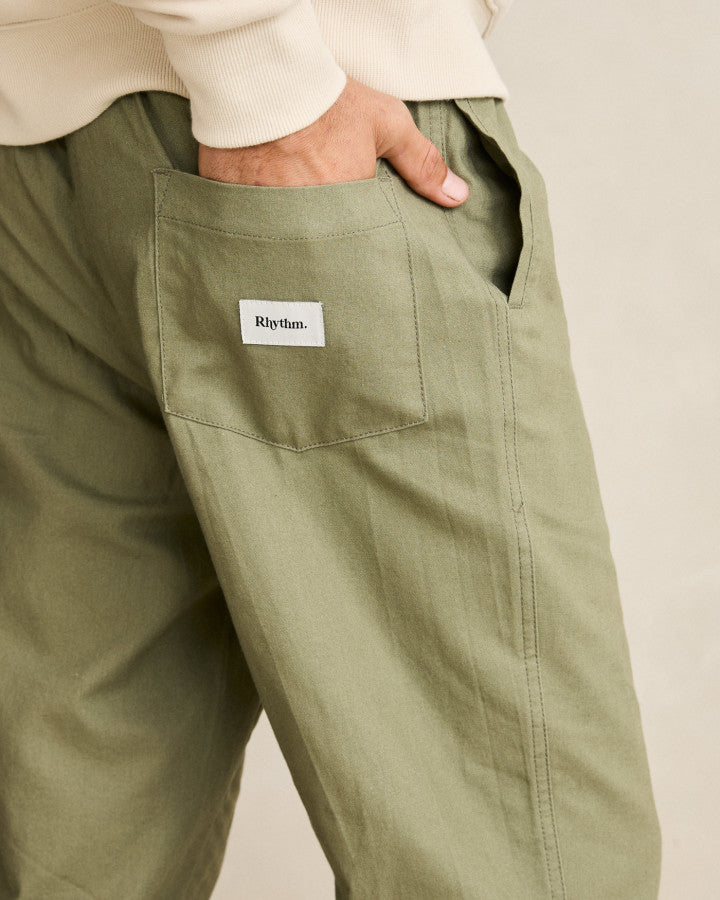 LINEN JAM PANT olive