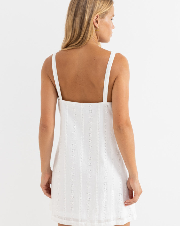 NIKO SLIP DRESS white