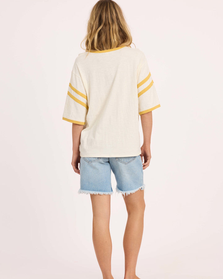 PLAYA ALL DAY SS KNIT -HNG