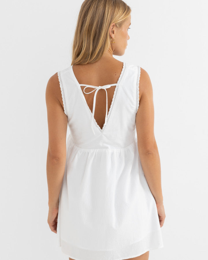 PRESLEY DRESS white