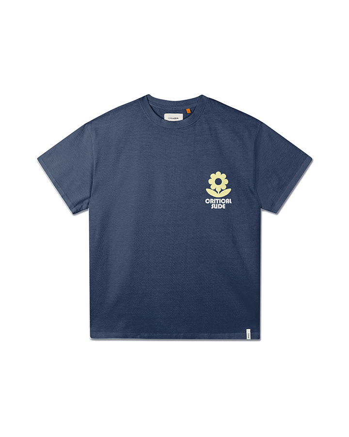 SUN FLOWER TEE blue