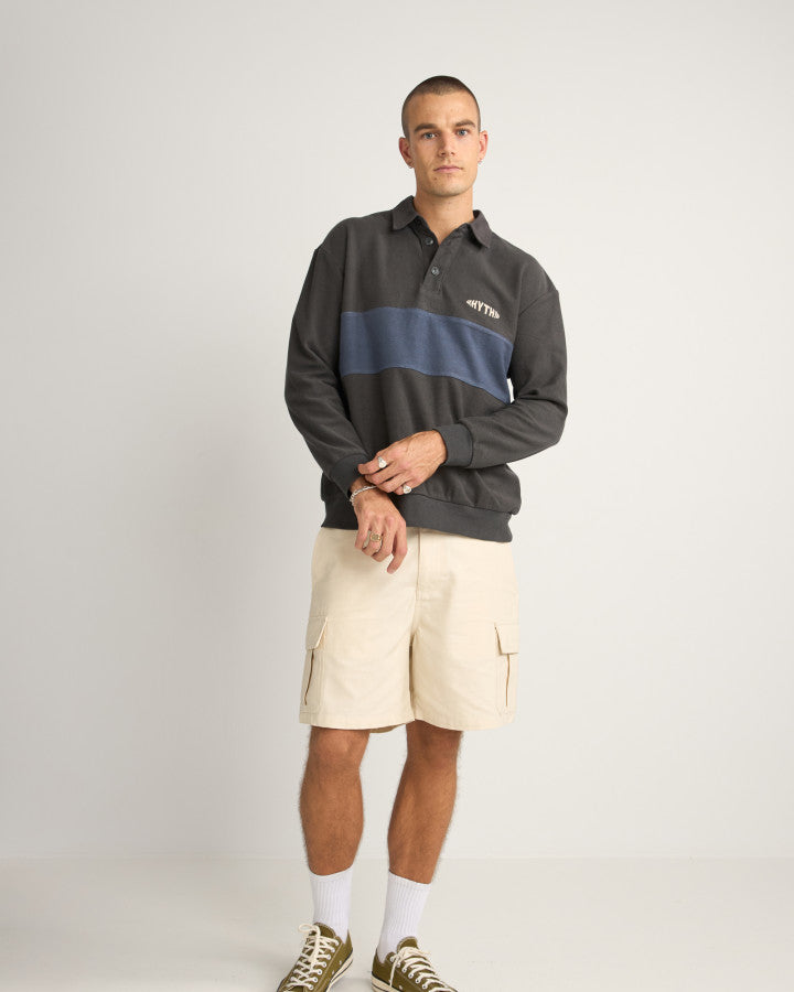 TERRY VINTAGE LS RUGBY SHIRT