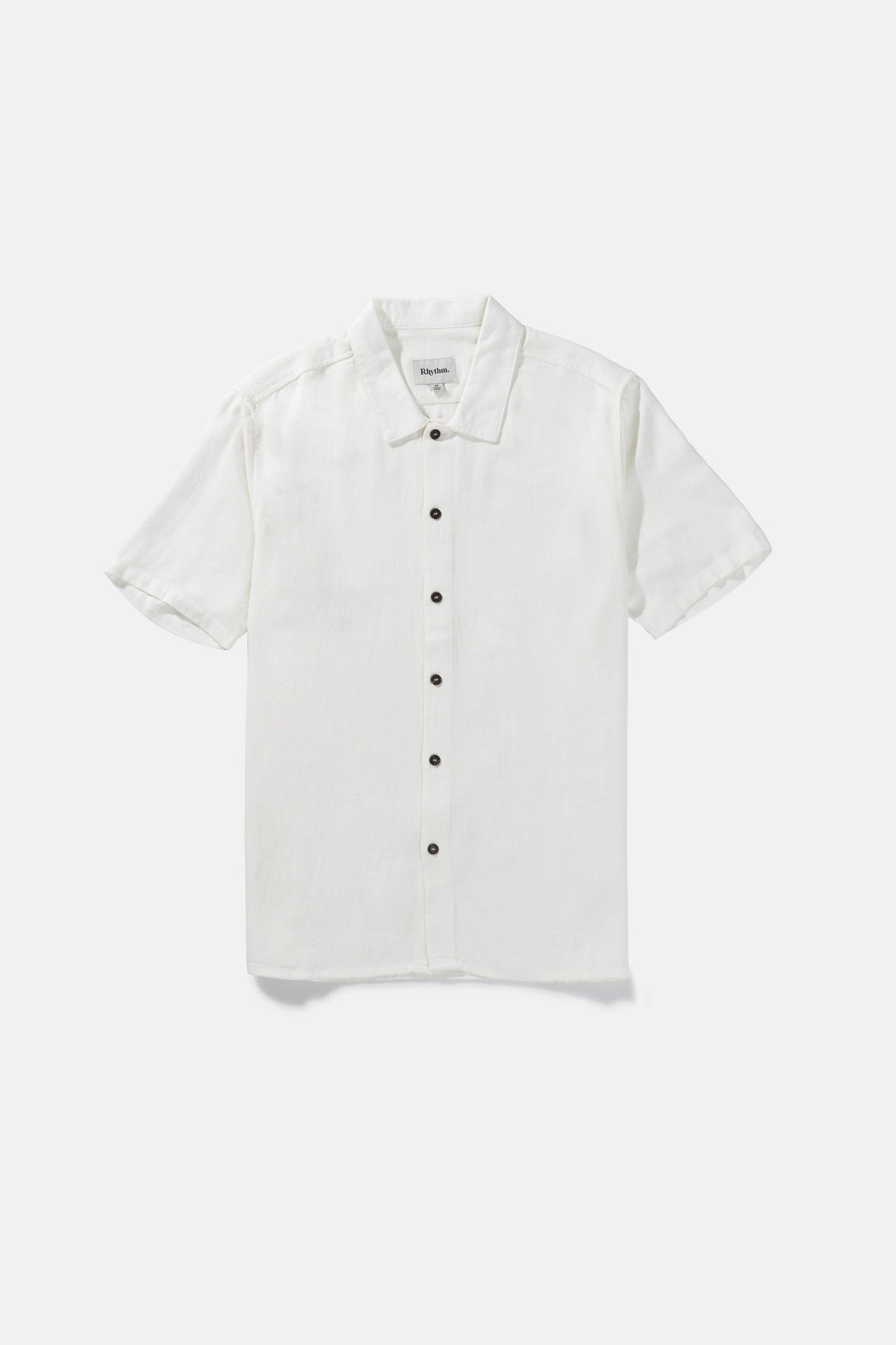 TEXTURED LINEN SS SHIRT NATURAL