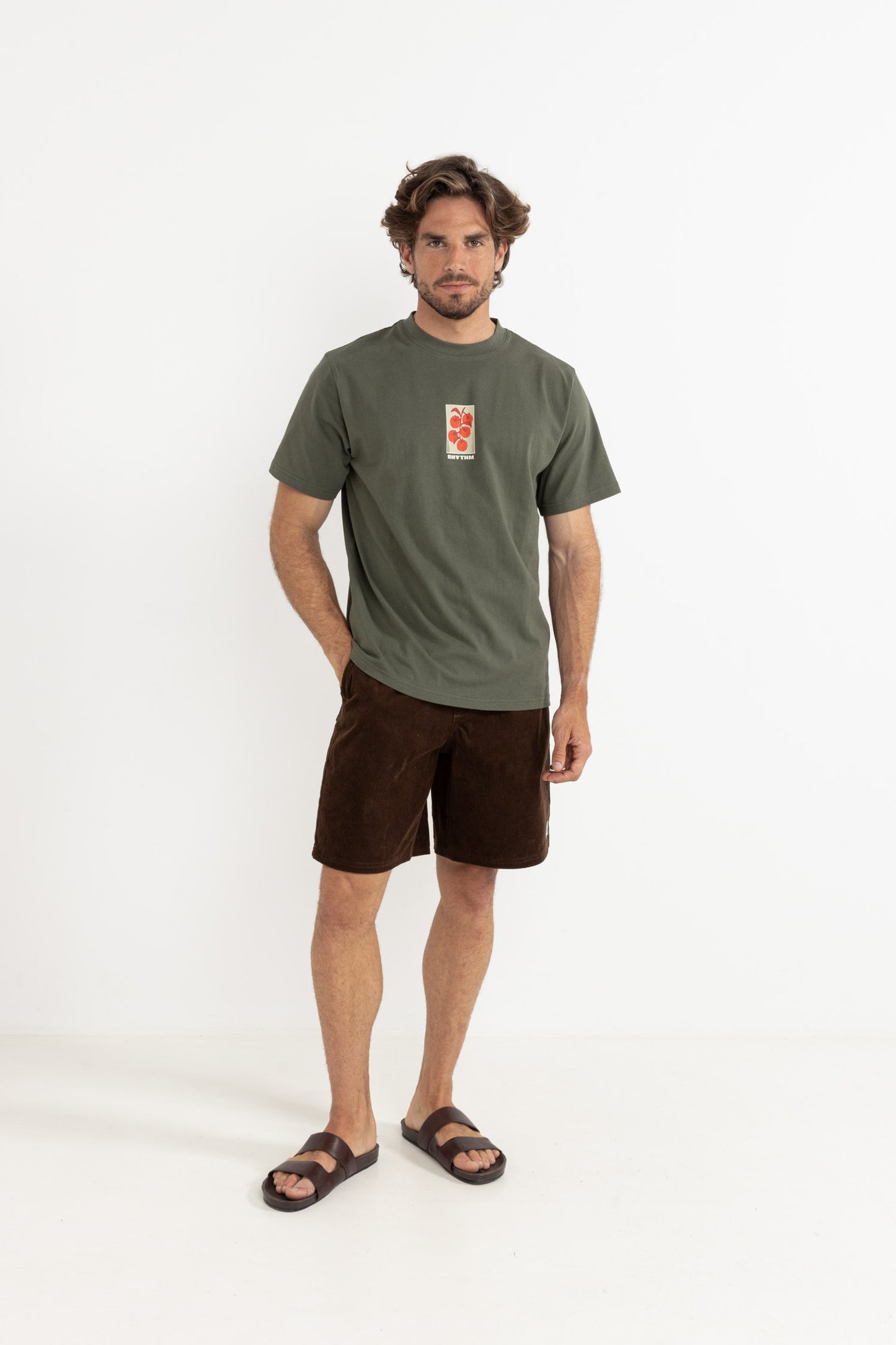 VINE RIPENED VINTAGE SS T-SHIRT FOREST