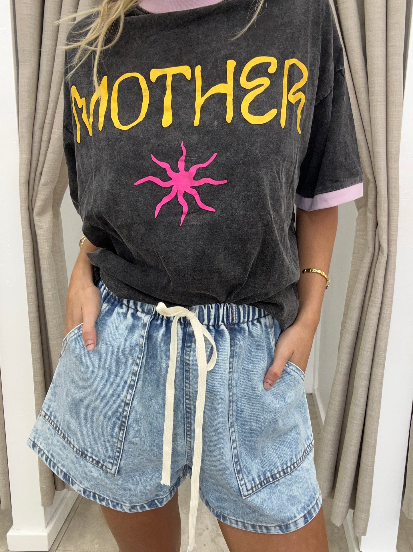 Light Denim Shorts Cotton - By Frankie