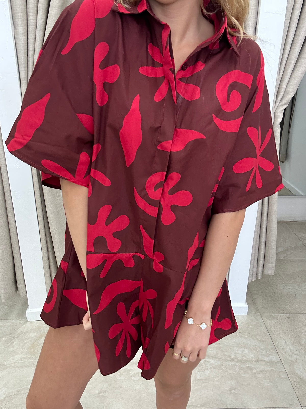 By Frankie Choc/Red Playsuit