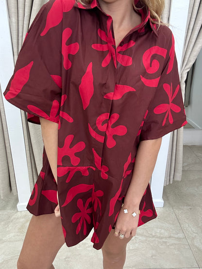 By Frankie Choc/Red Playsuit