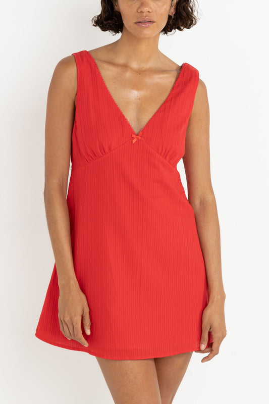BELLE MINI DRESS RED