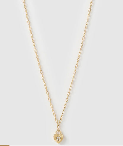 Ruby Heart Necklace - Arms of Eve