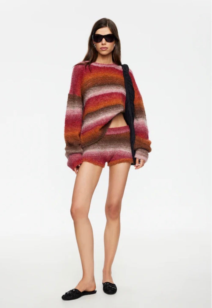 Loyalty Knit Wine Stripe - Lioness
