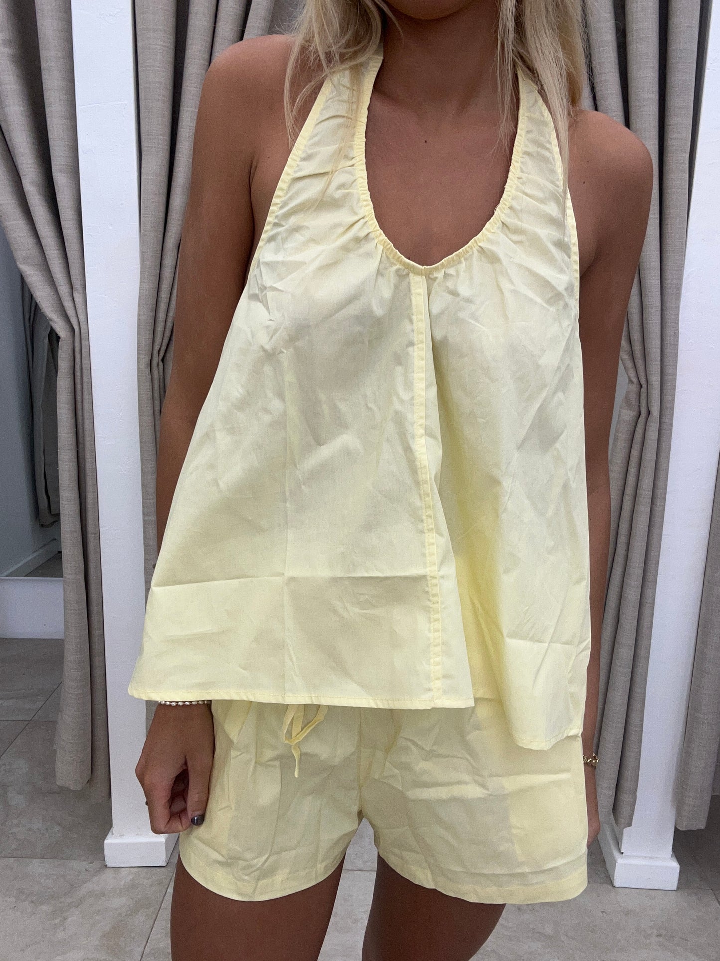 Lemon Viral Set - Halter Top Du Soleil