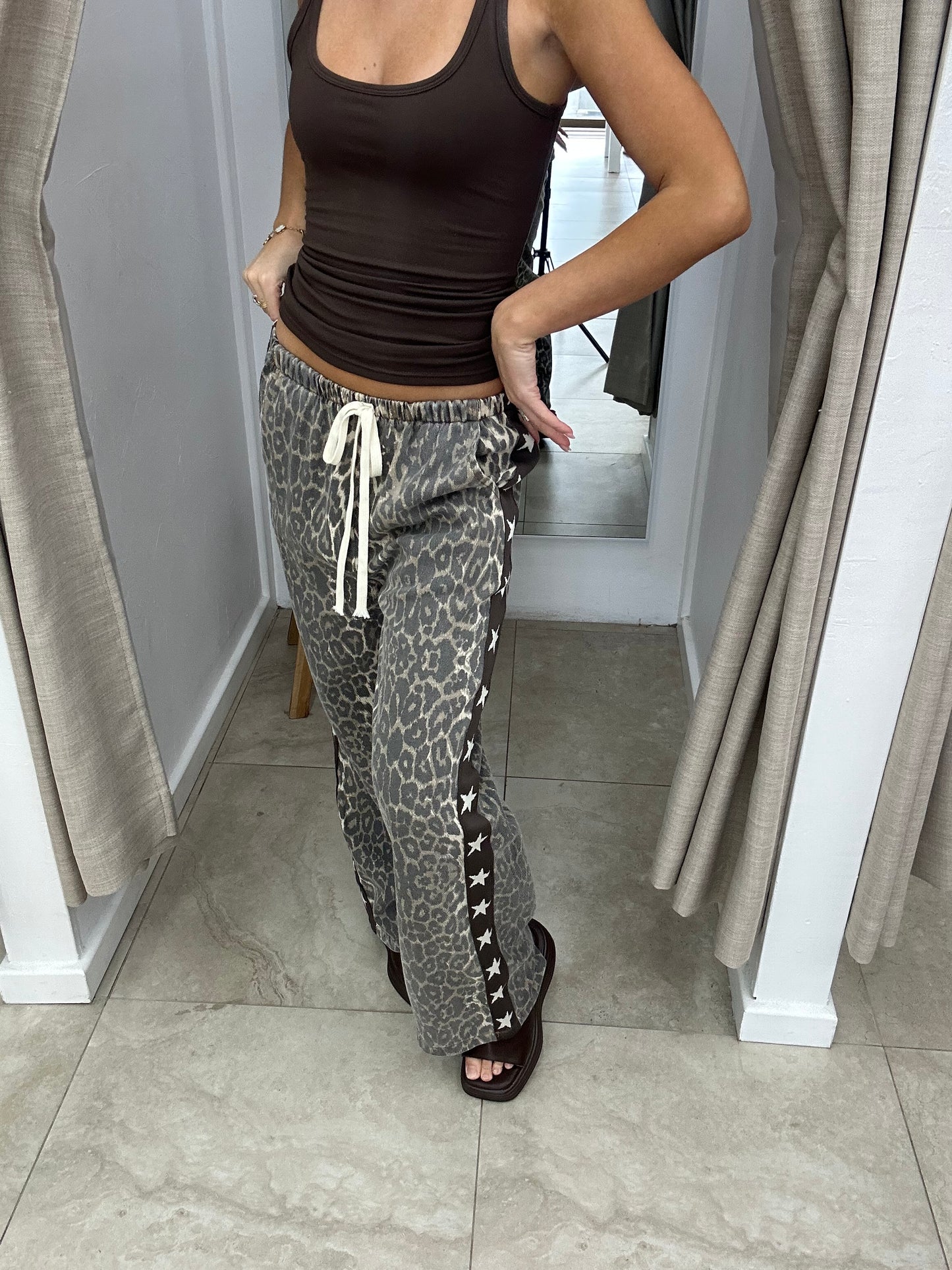 Leopard Choc Star Pant - By Frankie