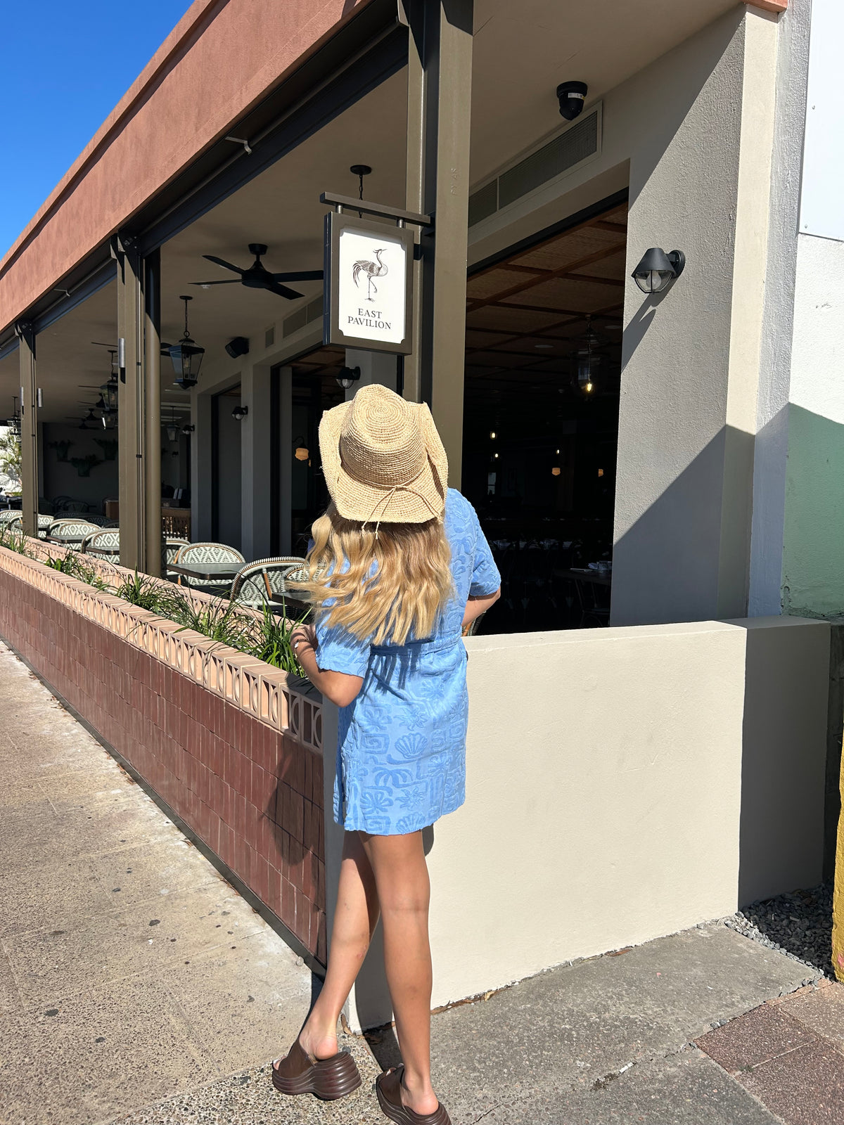 By Frankie Blue Towelling Robe