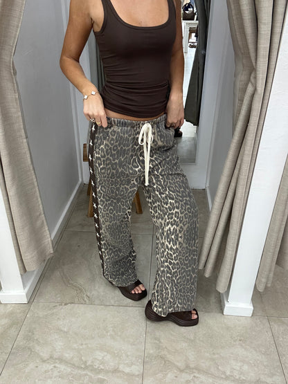 Leopard Choc Star Pant - By Frankie